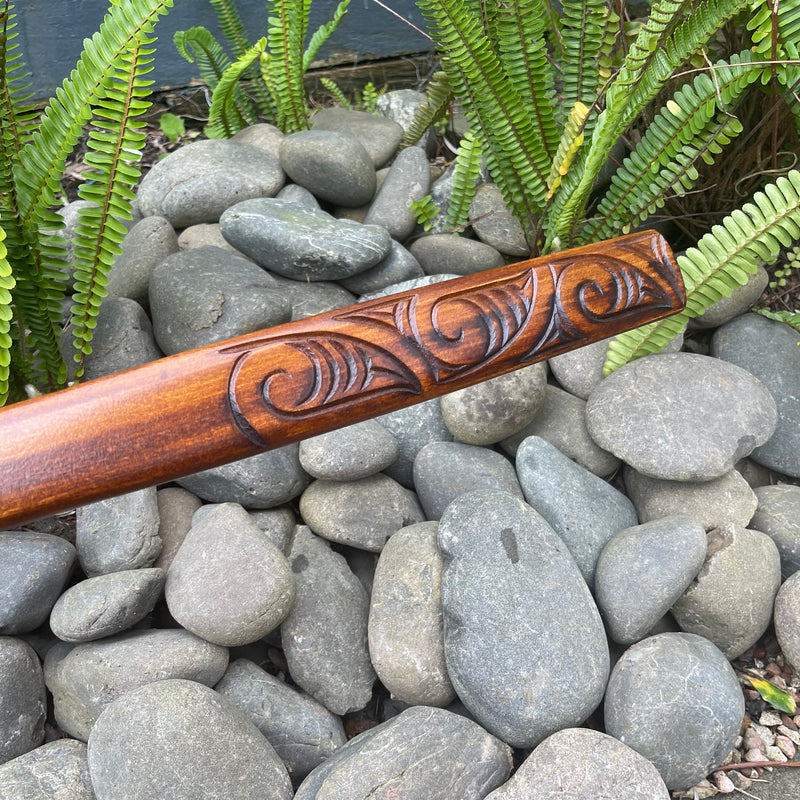 Taiaha With NZ Greenstone Blade 143cm