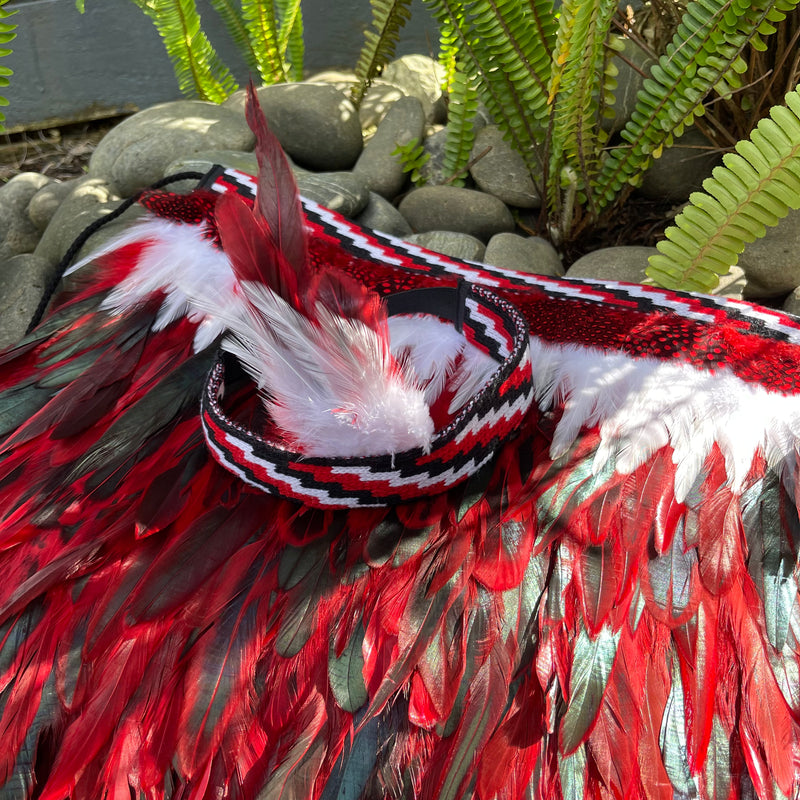 Red Coque Contemporary Kākahu