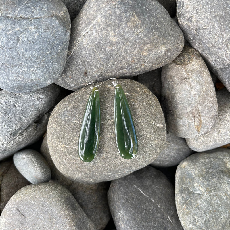Greenstone Roimata Earrings