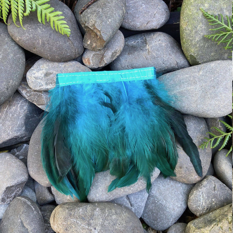 Turquoise Coque Feathers