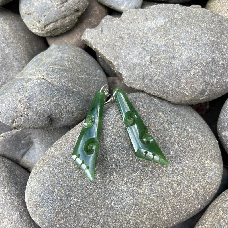 Greenstone Earrings