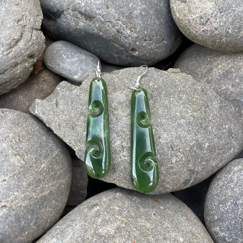 Greenstone Earrings