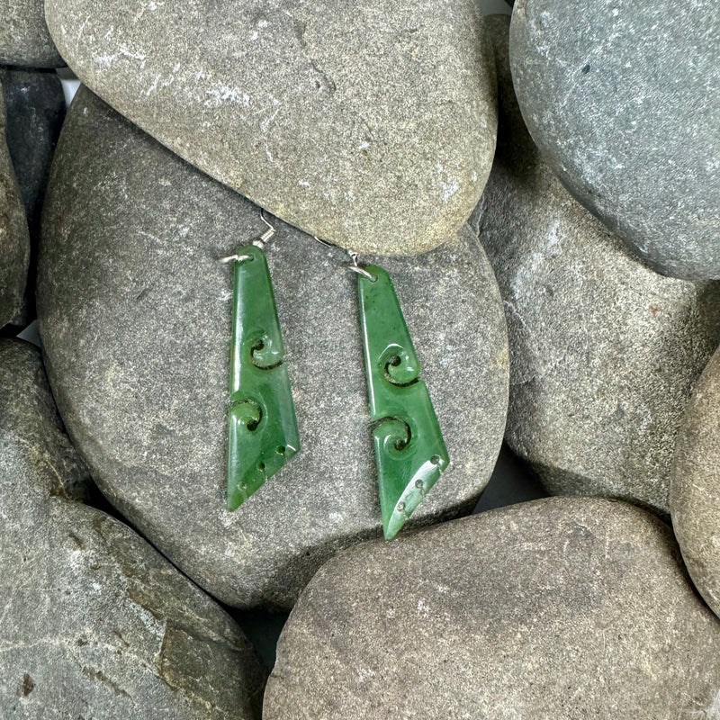 Greenstone Earrings