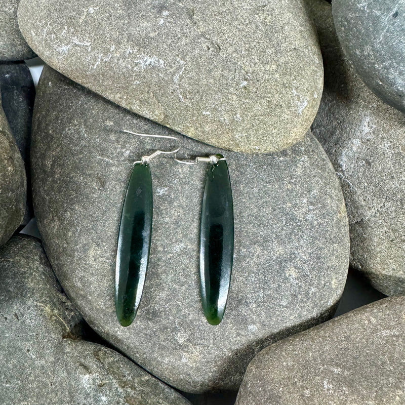 Greenstone Roimata Earrings