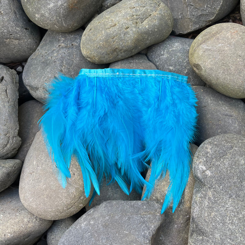 Turquoise Saddle Feathers