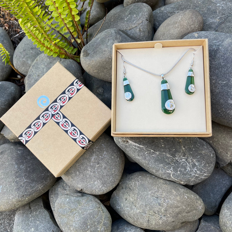 Green Toki Jewellery Set