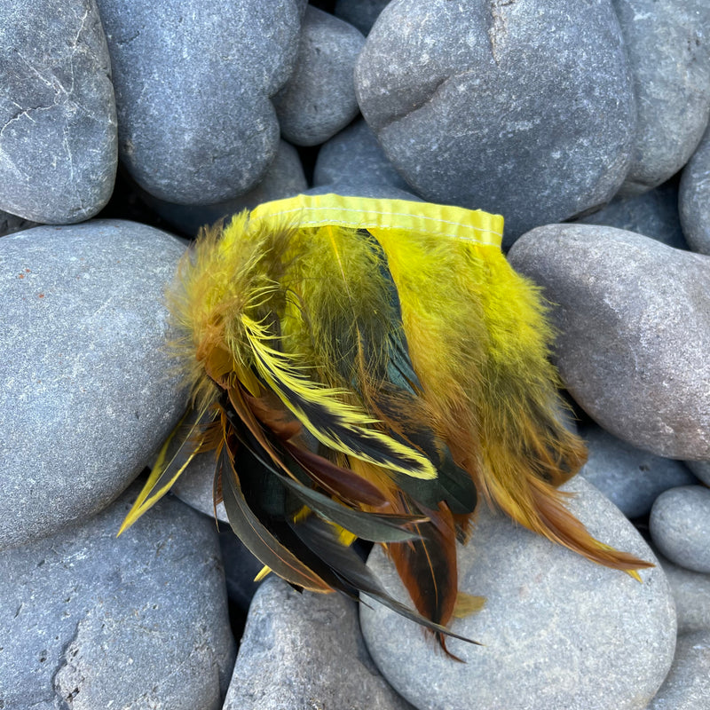 Yellow Coque Feathers