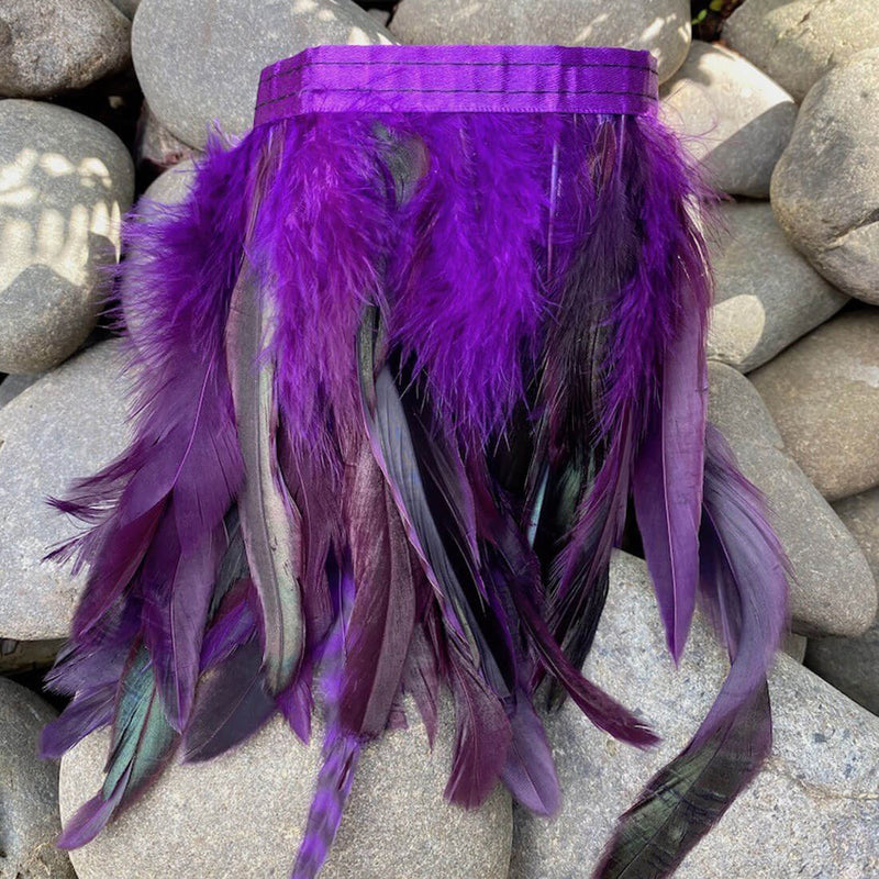 Purple Coque Feathers